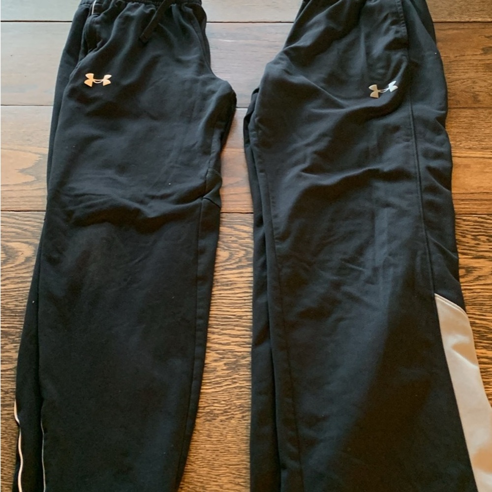 Under Armour Kids Black and Gray Joggers - Picture 2 of 2